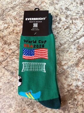 Everbright Men's Green World Cup USA 2026 Socks